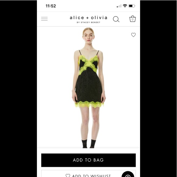 Alice+Olivia lace mini Dress - Picture 2 of 6